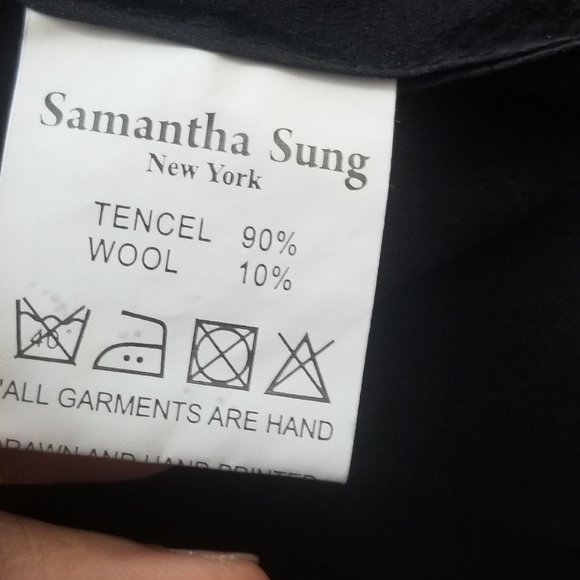 Samantha Sung Peplum 3/4 Sleeve Dress - Picture 6 of 10